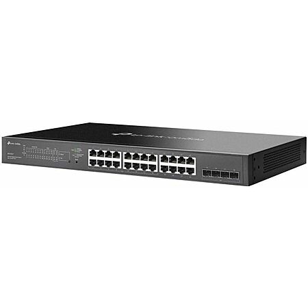 Amazon [amazon.com] has 24-Port TP-Link Omada Gigabit PoE+ Network Switch for $179.97.
Shipping is free.

Price
$110.02 lower (38% savings) than the previous price of $289.99

Cashback
10% back with P