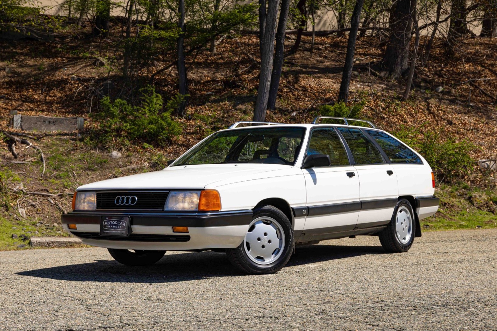 This 1989 Audi 100 Avant remained with its current owners for the last 34 years, accruing ~65k of the 98k miles it now shows while registered in New Jersey. Finished in Alpine White over Graphite leather, it is powered by a 2.3-liter inline five linked to a t…