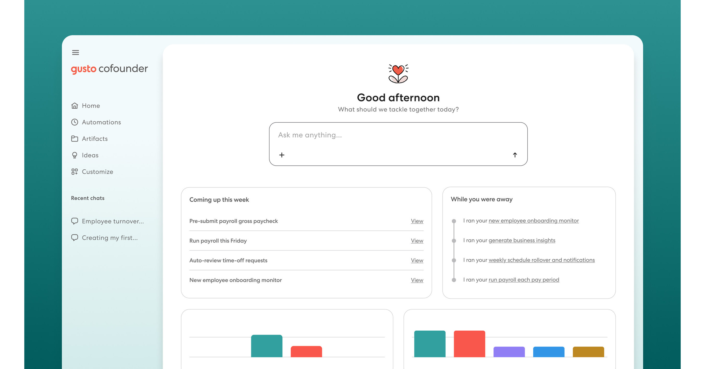 Cofounder is one of the first agentic interface for small business that knows a business' team, payroll, compliance tasks and more before even getting started SAN FRANCISCO, June 2, 2026 /PRNewswire/ -- Gusto, the leading partner for small businesses, today a…