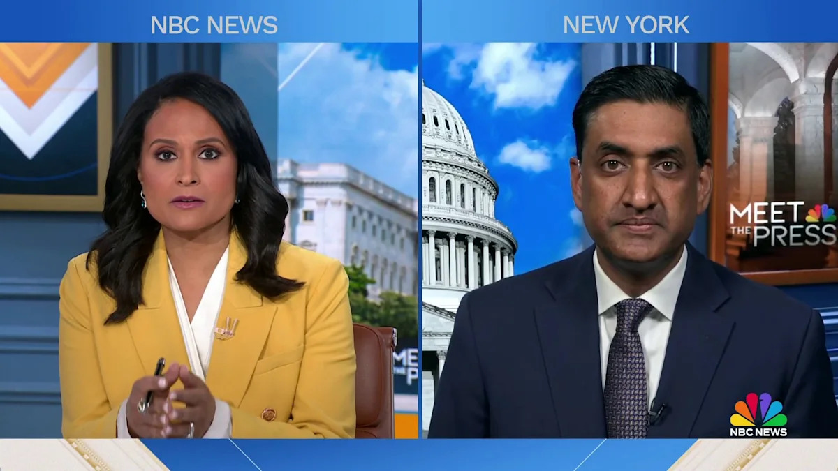 Rep. Ro Khanna (D-Calif.) tells Meet the Press that the Supreme Court's recent decision on the Voting Rights Act is “an assault on the civil rights legacy” a...