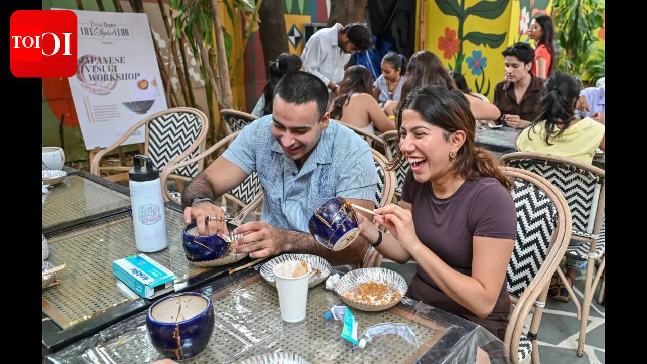 Pune Times Life.Styled Club brought the Japanese philosophy of Kintsugi to the city through a workshop that invited participants to break ceramic plan.
