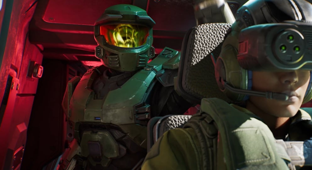 Master Chief is playing all the hits