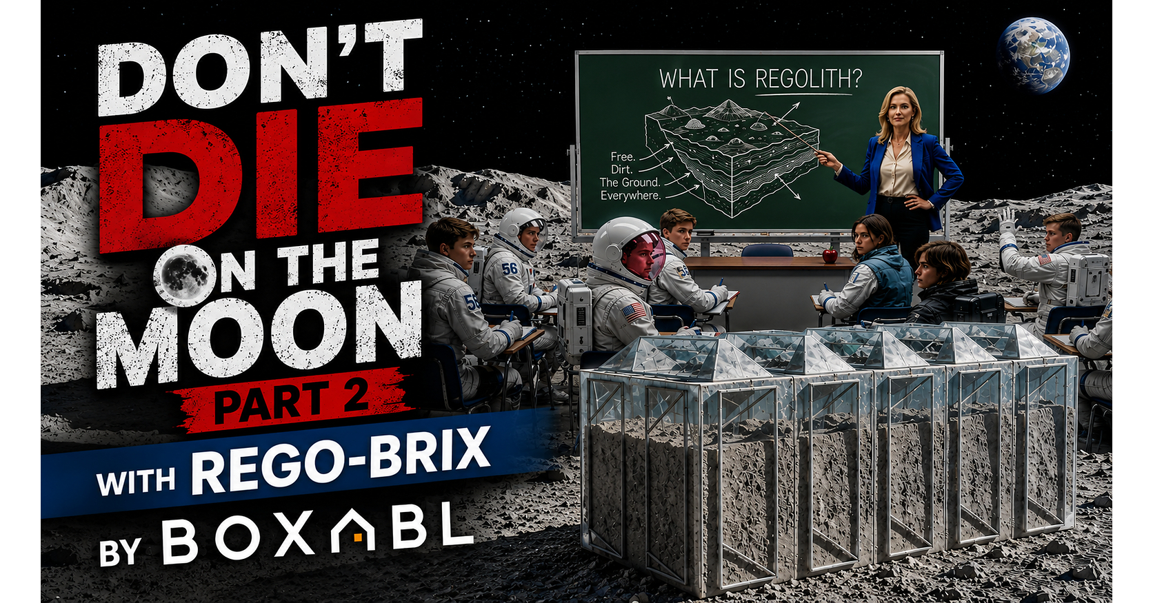Concept proposes modular building blocks designed to convert local moon dust into protective habitat shielding LAS VEGAS, June 11, 2026 /PRNewswire/ -- BOXABL today introduced Rego-Brix, a BOXABL developed, radiation-shielding system designed to address one o…