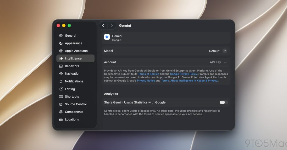 Starting with Xcode 27, developers will be able to natively use Google Gemini, in addition to Claude Code and OpenAI Codex, to plan, write, and review code. Here are the details.



 more…