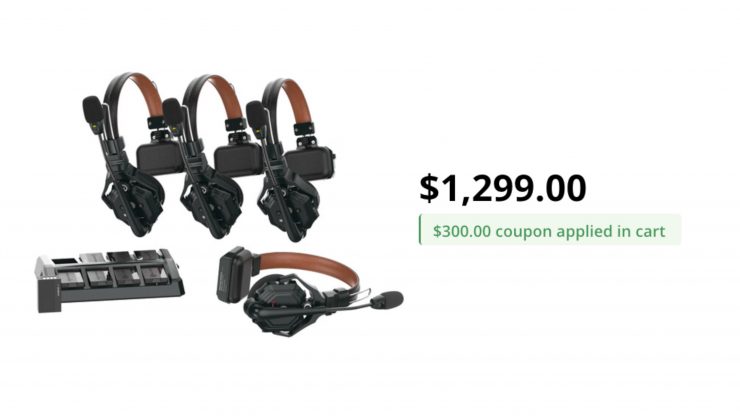 The Hollyland Solidcom C1 Pro-4S Full-Duplex ENC Wireless Intercom System with 4 Headsets (1.9 GHz) is on sale for $999 USD, which is a discount of $300 USD. The&nbsp;Hollyland Solidcom C1 Pro-4S&nbsp;is a full-duplex wireless DECT intercom system engineered to provide…