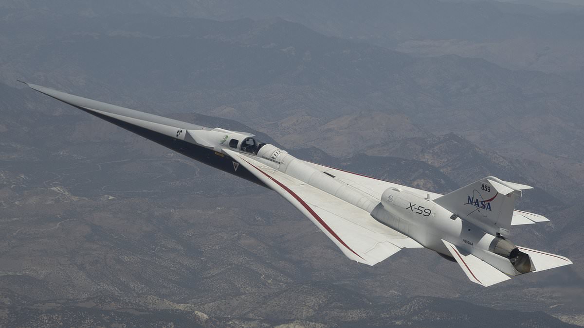 NASA's $247-million&nbsp;jet dubbed the 'Son of Concorde' is about to take to the skies for its first supersonic test flight.