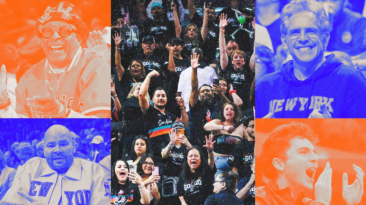 With ticket prices at Madison Square Garden skyrocketing, many Knicks fans are traveling to Texas to support their team. “All of us Knicks fans are gonna show up in full force to San Antonio,” rapper Fat Joe tells VF.