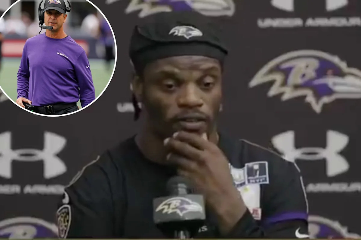 Ravens quarterback Lamar Jackson revealed his thoughts on the surprise firing of longtime head coach John Harbaugh earlier this offseason.