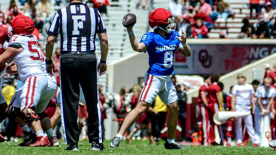Bowe Bentley's struggles were on full display in the Sooners' spring game, but his teammates believe he'll be better as a result.