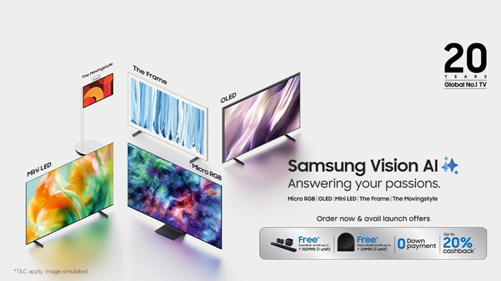 Expands premium TV experience in India with debut of Micro RGB, offering enhanced colour, brightness, and AI-Powered viewing across wider screen sizes  The new 2026 lineup introduces a seamless blend of free content via Samsung TV Plus, extended warranty thro…