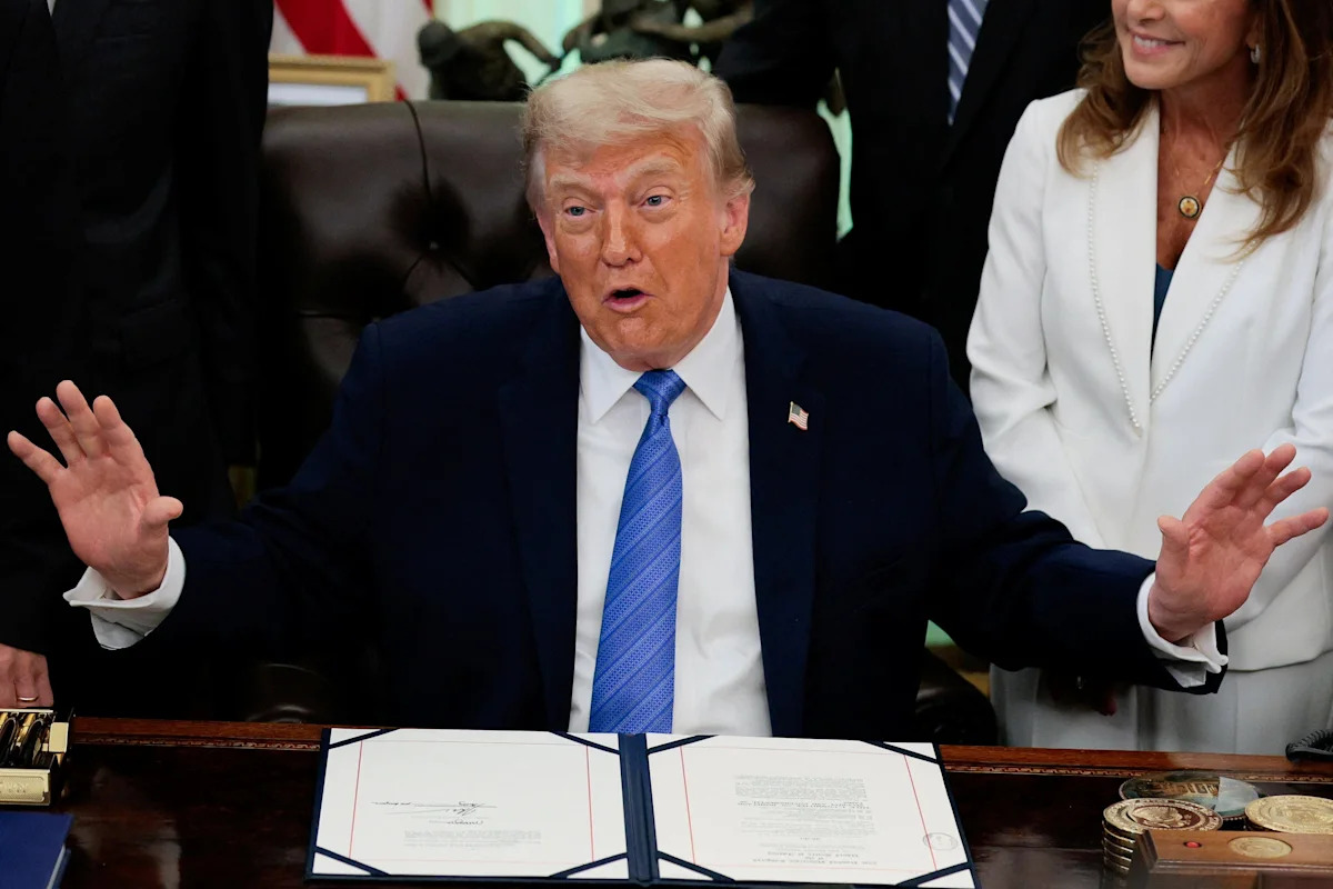 President Donald Trump said on June 10 'I love the inflation' when asked about the May CPI report. He later told the New York Post it was out of context.