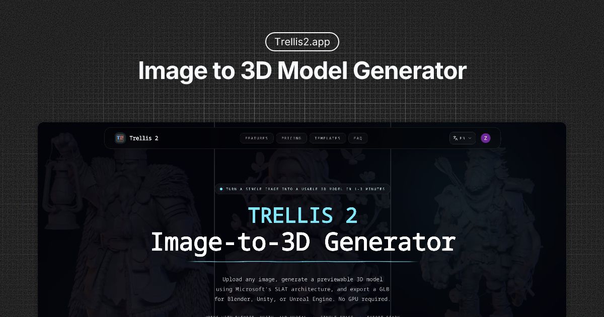 Turn a single image into a 3D model in minutes