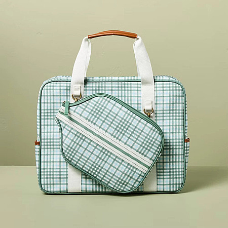 Bullseye Deals via eBay [ebay.com] has *Hearth & Hand Plaid Pickleball Bag & Paddle Cover Set *on sale for* $12.74*.* Shipping is free.*