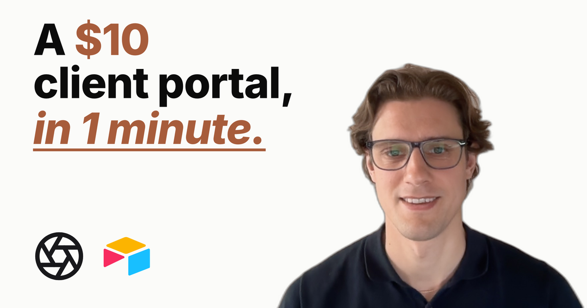 Give customers secure login to view and edit your Airtable data