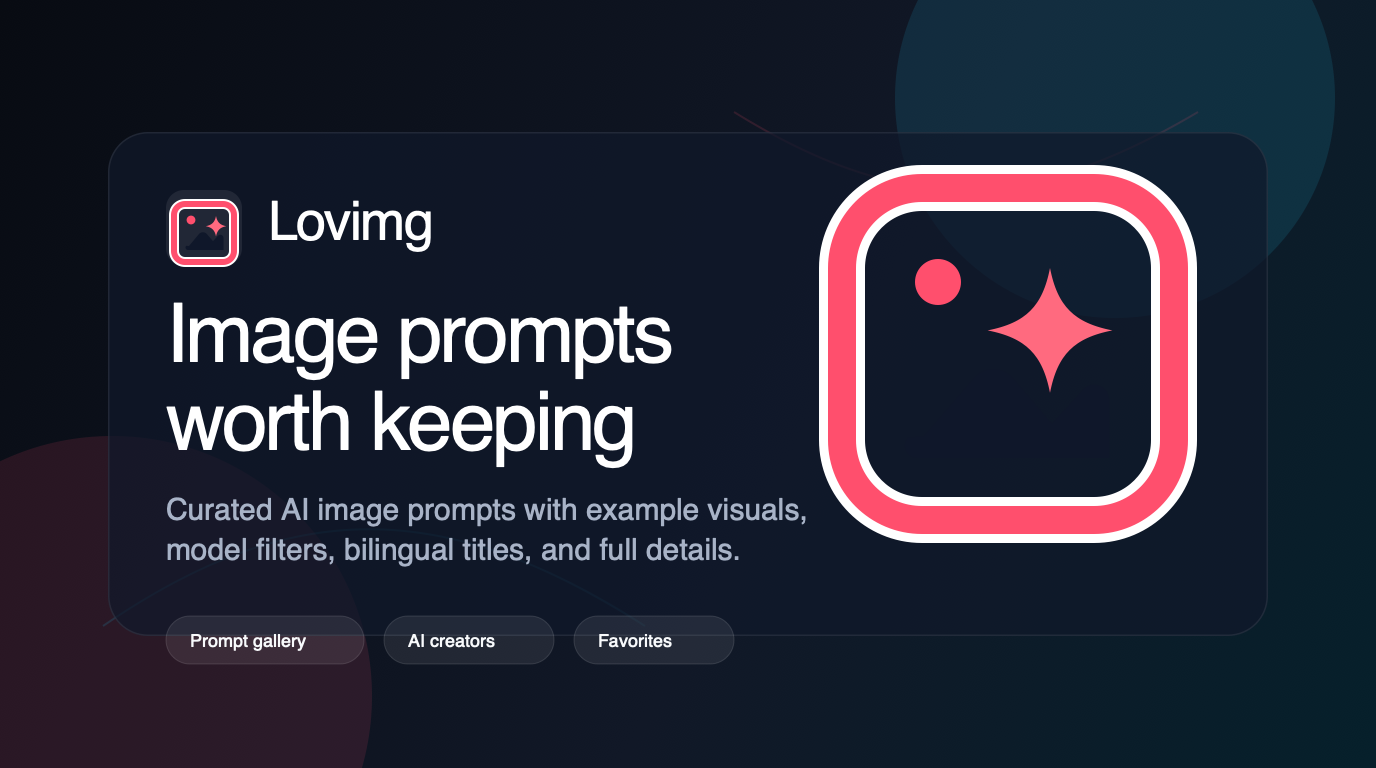 Browse curated AI image prompts with details and filters