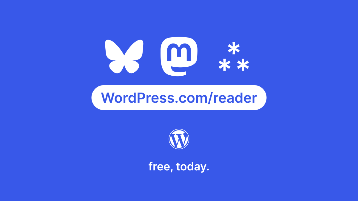 If you’ve been blogging for a while, you’ll probably know the WordPress.com Reader – a calm place to catch up on the blogs you follow, without an algorithm deciding what you see. This month, we added a new Social section to the Reader. Now you can bring in th…
