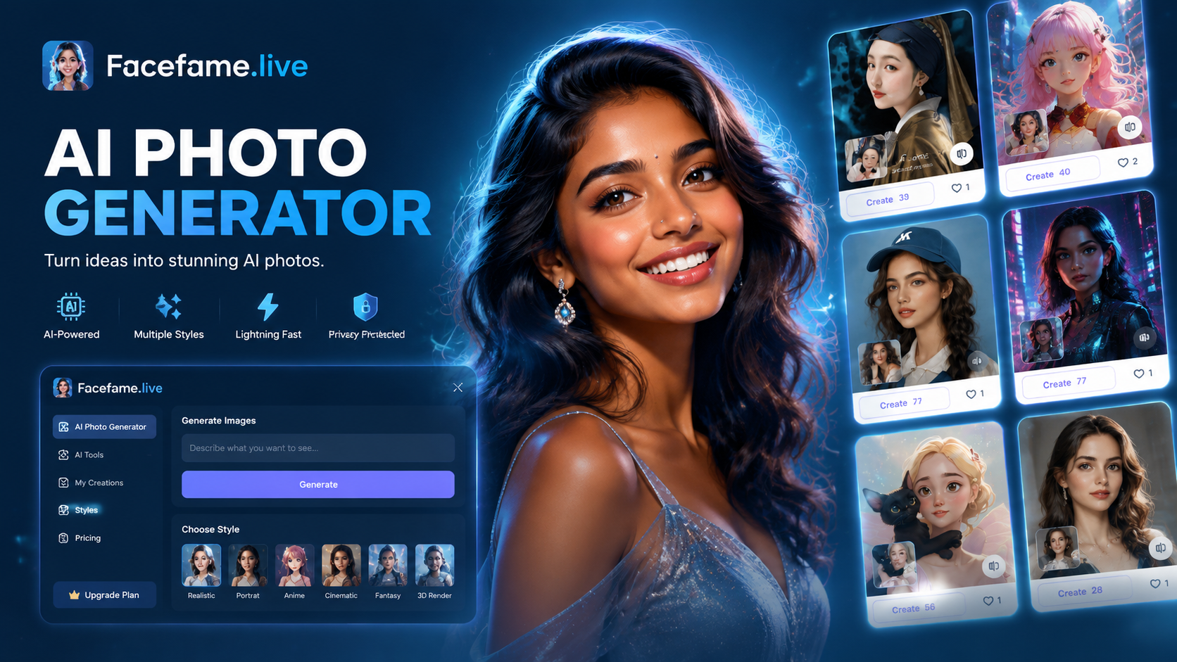 Browse, apply, and share AI-powered photo and video effects